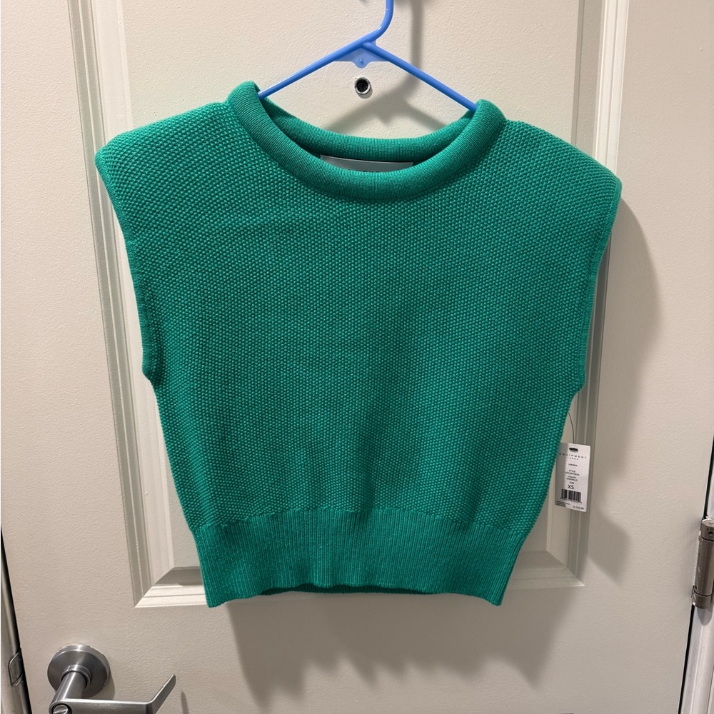 Equipment Vibrant Green Knit Top